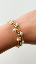 Pearl Beaded Bracelet Set