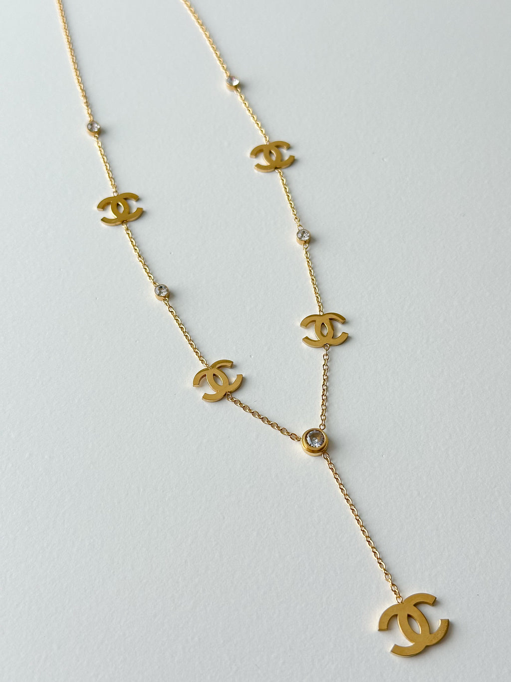 Coco Diamond Dangle Necklace