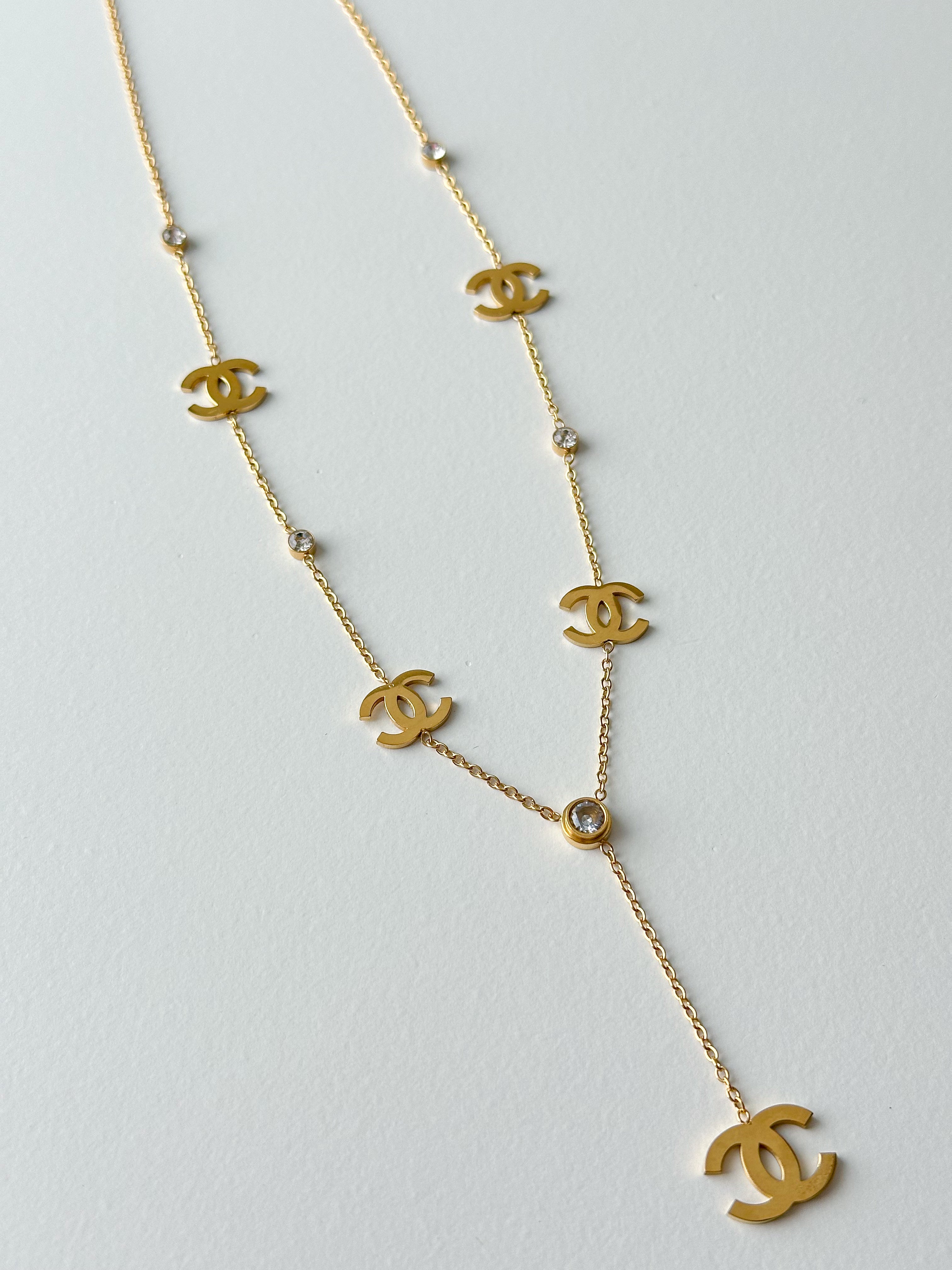 Coco Diamond Dangle Necklace
