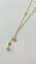 Adore Pearl Dangle Necklace